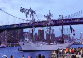 Mexican Navy Vessel Crashes into Brooklyn Bridge, 2 Killed and 22 Hurt in Astounding Seafaring Tragedy